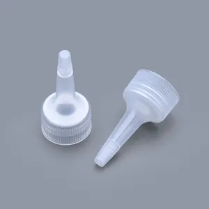 2022 New Arrival 24/410 Black Plastic Long Nozzle Dropper Cap Twist Open Dispensing Bottle Cap For Craft