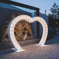 Nouvelles Innovations en Gros : Enseignes Lumineuses en Forme de Cœur, Lettres Marquee LED de 4 pieds, Grande Taille, Décoration d'Amour pour Mariage