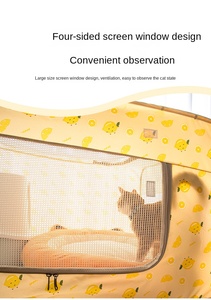 EUR PET Cage de maternité pliable et écologique <span class=keywords><strong>pour</strong></span> chiens, en tissu et fil métallique, <span class=keywords><strong>pour</strong></span> salon - Product Image 4