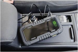 Démarreur de saut de voiture à courant de pointe 8000mAh 2000A pour véhicules 12V avec batterie externe à charge rapide USB-C et lampe de poche LED - Product Image 3