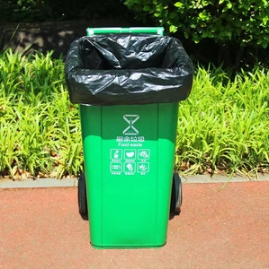 Manufacturers Eco Disposable Plastic Heavy Duty HDPE LDPE <b>Refuse</b> Trash Waste Plastic <b>Bin</b> Liner Biodegradable Rubbish Bag - Product Image 6