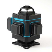 Niveau laser infrarouge à faisceau vert, 12 lignes croisées, auto-nivelant, niveau de construction rotatif 4D, précision 2 mm/7 m, IP54