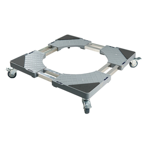 <span class=keywords><strong>Support</strong></span> de roue universel réglable et mobile pour machine à laver, nouvelle génération, en acier inoxydable, double tube épaissi, pour hôtel - Product Image 4