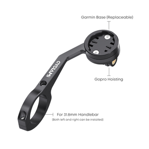 Support d'extension pour ordinateur de vélo en alliage d'aluminium CYCLAMI NEW, compatible Garmin, IGPSPORT, Magene, Barfly, support pour ordinateur de vélo - Product Image 1
