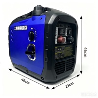 Générateur d'essence portable basse tension à démarrage automatique, réservoir 50Hz, onduleur silencieux, unité d'alimentation pour camping-car et bateau