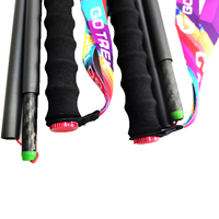 Bâtons de course Ultra Trail Vintage Pliable Trail Stick Ultralight Telescope Trekking Pole