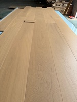 Plancher en bois massif d'ingénierie en chêne européen de qualité supérieure AB multicouche pour chauffage par le sol