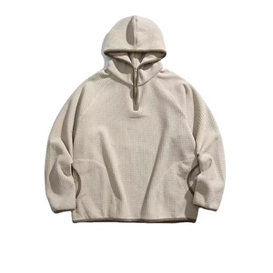 Maglioncino oversize <span class=keywords><strong>con</strong></span> <span class=keywords><strong>Zip</strong></span> 1/4 maglione di cotone <span class=keywords><strong>in</strong></span> <span class=keywords><strong>pile</strong></span> mezza cerniera maglione all'ingrosso Pullover felpe - Product Image 1