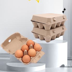 Caja <span class=keywords><strong>de</strong></span> Cartón para 6 Huevos, Biodegradable, <span class=keywords><strong>de</strong></span> Pulpa Moldeada, Precio <span class=keywords><strong>de</strong></span> Fábrica, para Cadenas <span class=keywords><strong>de</strong></span> Minoristas - Product Image 3