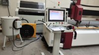 Machine de découpe à jet d'eau CNC YCWJ, économique, à portique, pour la découpe de métal, de verre et de carreaux, approuvée CE ISO