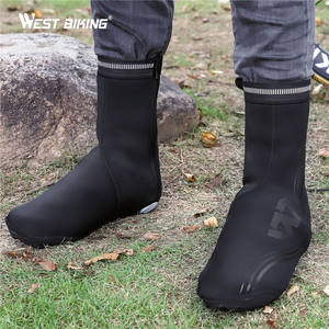 WEST BIKING Copriscarpe Invernali per Ciclismo, Impermeabili e Termici, per Mountain Bike, Copriscarpe in Silicone Antipioggia - Product Image 6
