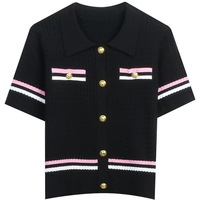 Nouvelle Collection Printemps : Cardigan en Maille Creuse Féminin et Tendance, Veste Courte Élégante pour l'extérieur