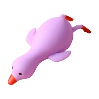 Jouet anti-stress en TPR souple en forme de canard pour adultes, adolescents, bureau, décompression, jouet sensoriel à presser