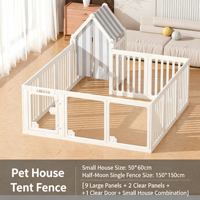 Clôture pour chien d'intérieur moderne, respirante et portable, en HDPE, pour petits et moyens chiens, idéale pour la maison - Vente en gros