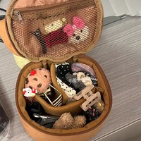 Sac de rangement cosmétique portable de grande capacité pour femmes, pochette de maquillage en polyester design ours mignon, étui de style dame avec logo