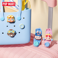 Meilleures ventes POP MART POP BEAN Série Vacances à l'Île Porte-clés en peluche Boîte mystère à thème plage estivale complète Boîte mystère de collection