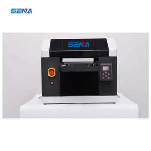 Small Business Ideas A3 Inkjet Flatbed Printer for Wood Acrylic ID Card <b>Pens</b> Badge Digital Print Machine <b>with</b> <b>Camera</b> Visual - Product Image 1
