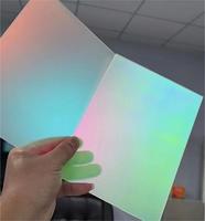 Miroir coloré acrylique 4*8 pouces PS Board lentille grande feuille argent miroir découpe Laser respectueux de l'environnement feuille entière