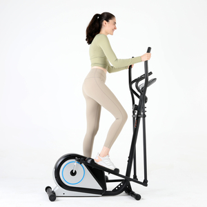 Vélo <span class=keywords><strong>elliptique</strong></span> vertical magnétique d'intérieur avec écran LCD et volant d'inertie de 2 kg - Product Image 2