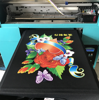 Imprimantes à jet d'encre UV DTG modernes A2 A3 6040 3040 8 couleurs arc-en-ciel avec tête d'impression 5113, machine de prétraitement pour t-shirts, chapeaux, tapis