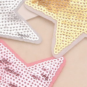 Toppe Termoadesive a Stella a Cinque Punte Colorate da 7,5*7,8 cm per Borse e Capi d'Abbigliamento - Vendita all'Ingrosso - Product Image 3