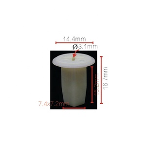 OEM 91620-SR2-003 Đinh Tán Nhựa Kẹp Trang Trí Bảng Điều Khiển Xe Hơi Chốt Cửa Sổ Đai Ốc Kẹp Giữ Vòng Đệm - Product Image 3