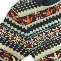 Vente en gros d'AiNear Logo personnalisé Design Oem & Odm Pull-over en laine tricoté de haute qualité à manches longues et col rond Fair Isle pour hommes
