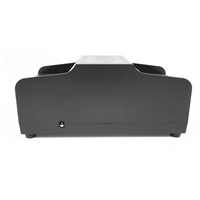 Machine à mélanger les cartes de poker semi-automatique professionnelle de qualité casino pour 2 jeux de cartes de Texas Hold'em et de Blackjack