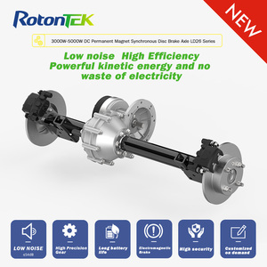 Moteur d'essieu arrière sans balais étanche Rotontek de haute qualité pour véhicules électriques et balayeuses, efficacité de 92 % améliorée grâce à l'aimant - Product Image 4
