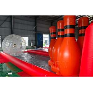 Outdoor Large Infla table <span class=keywords><strong>Bowling</strong></span> Set Aufblasbare Zorb Ball Sportspiele Aufblasbares Human <span class=keywords><strong>Bowling</strong></span> mit <span class=keywords><strong>Bowling</strong></span> stiften - Product Image 4