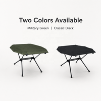 Mesa Plegable Octogonal de Fibra de Carbono para Exteriores, Ligera, Portátil, para Todas las Estaciones, para Acampar, Playa y Pesca