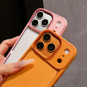 Funda Protectora para Teléfono con Marco Mate de TPU Transparente y Anti-Golpes para iPhone 18 Pro Max 17 16 15 14 - Product Image 5