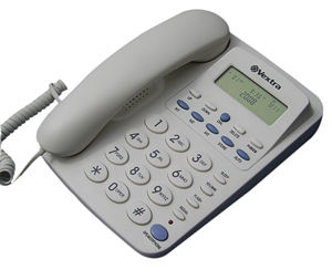 Telepon berkabel, telepon rumah Desktop telepon kabel untuk rumah kantor Hotel penggunaan, Speakerphone, penyetel kecepatan satu sentuhan - Product Image 2