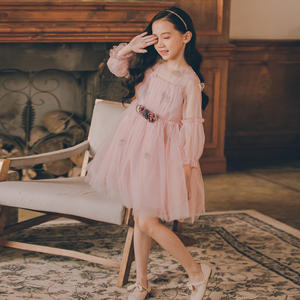 Nuevos Vestidos de Tul Estilo Occidental Premium para Niñas, Moda Vintage India, Corte Redondo, Compra Directa de Proveedor Chino - Product Image 4