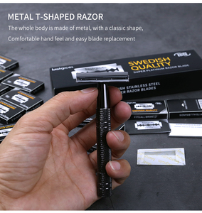 Rasoi di Sicurezza Monouso in Acciaio Inossidabile Originali del Produttore Svedese, Lame a Doppio Taglio per la Cura della Pelle e della Barba - Product Image 5