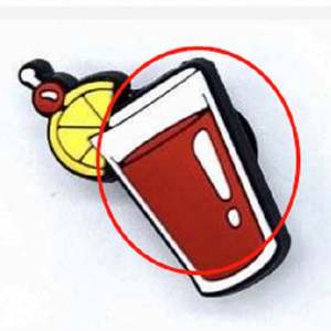 จี้รองเท้าพีวีซีแบบกำหนดเอง ของตกแต่งรองเท้า ชิค-ฟิล-เอ รองเท้าคล็อก ขายส่ง จี้รูปอาหาร - Product Image 5