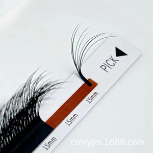 Lông mi mới phong cách 3D Fluffy hiệu ứng Camellia lông mi lộn xộn rắn 4D nhiều lớp Hoang Dã Fluffy mở rộng lông mi cá nhân - Product Image 1