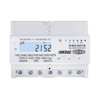 Compteur d'énergie prépayé intelligent triphasé 4 fils sur rail DIN avec contrôle à distance, WiFi, Zigbee, Tuya, compteur PV