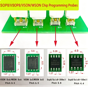Original Brand SOP8 <b>Clip</b> BIOS In-Circuit Cable Flash Read/Write SOIC8 Test <b>Spring</b> Pins On-Board Programming F200 Sioc8 Sop8 for - Product Image 3