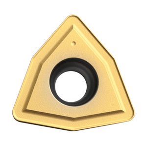 Inserto de broca triangular de carburo Wcmt030208 para acero, estándar ISO métrico, ángulo de punta de hoja de 90 grados - Product Image 1
