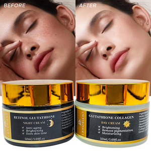Crème personnalisée à marque privée à la vitamine C pour éclaircir la peau et éliminer les taches noires, à utiliser le matin et le soir pour les soins de la peau - Product Image 1