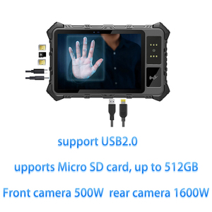 Tendcent <span class=keywords><strong>Android</strong></span> Palm tĩnh mạch nhận dạng Tablet <span class=keywords><strong>Wifi</strong></span> mạng với NFC RFID & Vân tay hỗ trợ OEM & ODM USB Type-C Palm in - Product Image 2