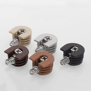 Kit de conexión de muebles <span class=keywords><strong>3</strong></span> en 1, sujetadores <span class=keywords><strong>para</strong></span> estantes, soporte de montaje, Hardware, bloqueo de leva, soporte de estante, pasadores, tornillos, cocina, comedor - Product Image 2