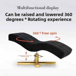 Cosmetic Lash Bed Luxury Eyelash Beauty Spa Salon Furniture Electric Beauty Bed Massage <b>Table</b> Pu Leather Sponge Soft Safe Home - Product Image 3