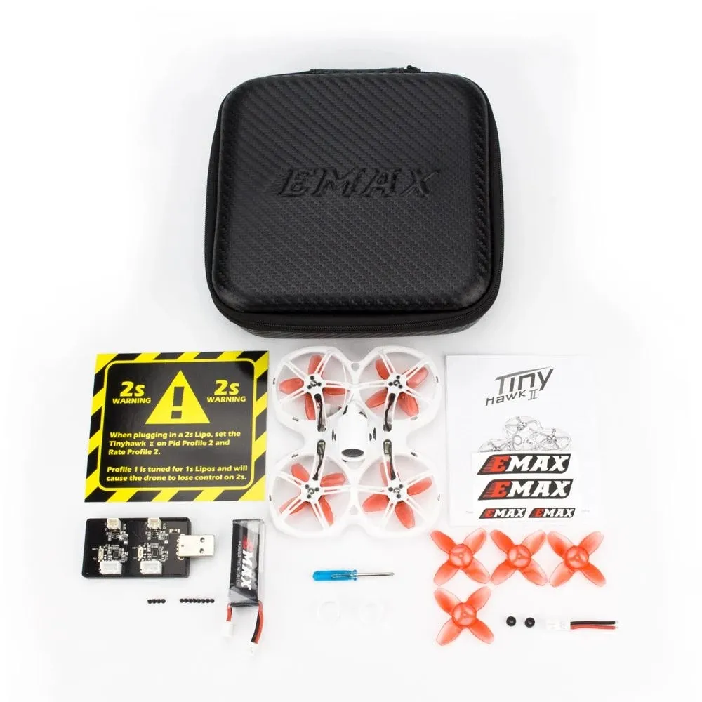 BNF Official Emax Tinyhawk II 2 Indoor FPV RC Drone Toy 16000KV Quadcopter VTX 1S-2S Camera with mini Drone