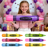 Joyee Crayon Gonflable en PVC Coloré Léger pour Décoration de Fêtes et de Salles de Classe - Vente en Gros