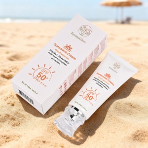 Crème solaire minérale fermentée SPF 50, écran solaire coréen à la centella, protection UVA UVB PA++++ pour le corps, hydratante, protection contre les coups de soleil - Product Image 1