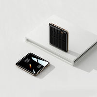 Batterie externe personnalisée 20000mAh avec câbles intégrés, charge super rapide 120W, charge rapide bidirectionnelle, chargeur portable haute capacité