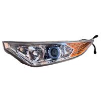 Nuevo Conjunto de Faros Delanteros para Automóvil, Lente de Proyector, Ojo de Ángel, Halo Azul Cromado, Luz Direccional, Lado Derecho del Pasajero, Repuesto