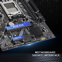 Placa Base para Computadora de Escritorio B650M Micro ATX Nueva, Compatible con CPU AMD AM5 Socket Ryzen7000, DDR5 de Doble Canal, Máximo 96GB